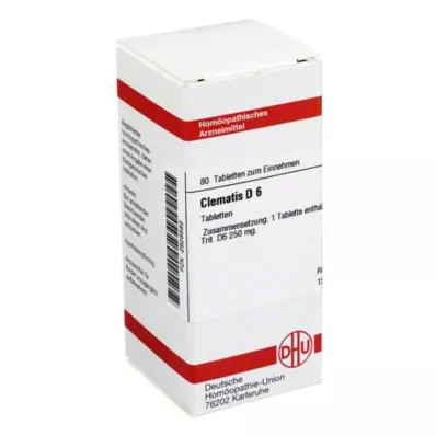 CLEMATIS D 6 ταμπλέτες, 80 τεμ CLEMATIS D 6 ταμπλέτες, 80 τεμ
