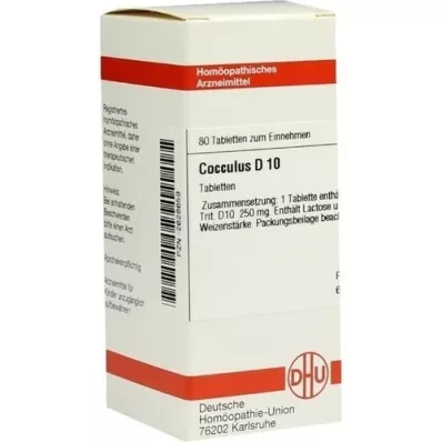 COCCULUS D 10 ταμπλέτες, 80 τεμ COCCULUS D 10 ταμπλέτες, 80 τεμ