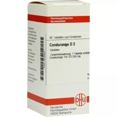 CONDURANGO D 3 ταμπλέτες, 80 τεμ
