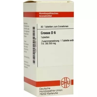 CROCUS D 6 ταμπλέτες, 80 τεμ
