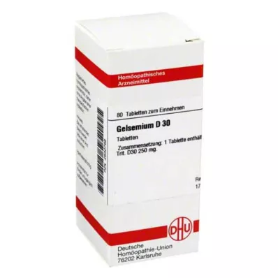 GELSEMIUM D 30 ταμπλέτες, 80 τεμ GELSEMIUM D 30 ταμπλέτες, 80 τεμ
