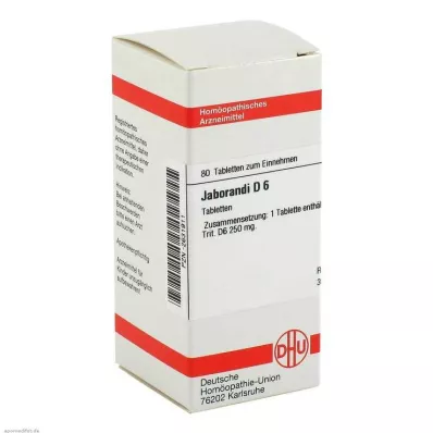 JABORANDI D 6 ταμπλέτες, 80 τεμ