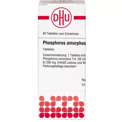PHOSPHORUS AMORPHUS D 8 ταμπλέτες, 80 τεμ PHOSPHORUS AMORPHUS D 8 ταμπλέτες, 80 τεμ