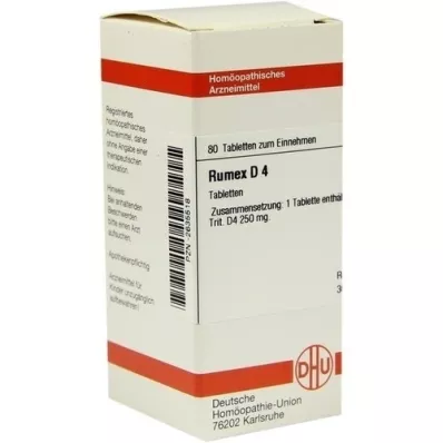 RUMEX D 4 ταμπλέτες, 80 τεμ