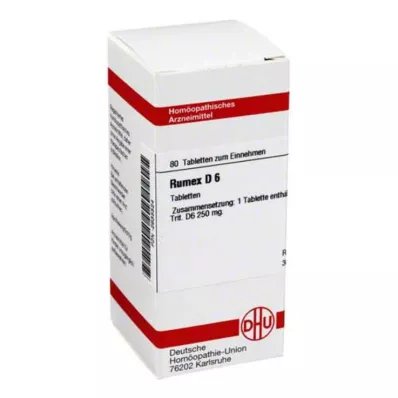 RUMEX D 6 ταμπλέτες, 80 τεμ