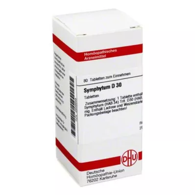 SYMPHYTUM D 30 ταμπλέτες, 80 τεμ SYMPHYTUM D 30 ταμπλέτες, 80 τεμ