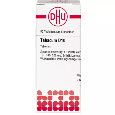 TABACUM D 10 ταμπλέτες, 80 τεμ TABACUM D 10 ταμπλέτες, 80 τεμ