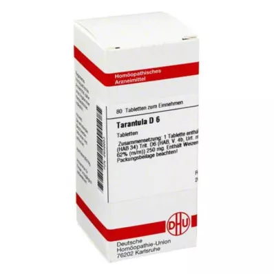 TARANTULA D 6 ταμπλέτες, 80 τεμ TARANTULA D 6 ταμπλέτες, 80 τεμ
