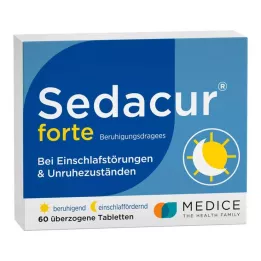 SEDACUR forte ηρεμιστικές ταμπλέτες, 60 τμχ