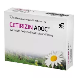 CETIRIZIN ADGC Επικαλυμμένα με λεπτό υμένιο δισκία, 50 τεμ