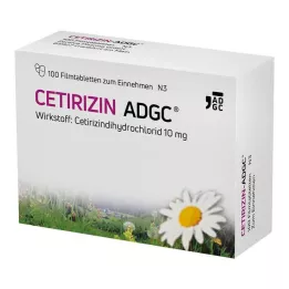 CETIRIZIN ADGC Επικαλυμμένα με λεπτό υμένιο δισκία, 100 τεμ