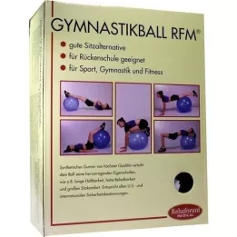 GYMNASTIKBALL Rehaforum 55 cm πορτοκαλί μεταλλικό, 1 τεμ