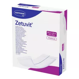 ZETUVIT Απορροφητικές κομπρέσες αποστειρωμένες 20x20 cm, 15 τμχ