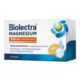 BIOLECTRA Magnesium 365 mg fortissimum Orange, 20 τεμ
