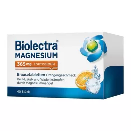 BIOLECTRA Magnesium 365 mg fortissimum Orange, 40 τεμ