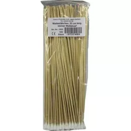 WATTESTÄBCHEN με βαμβακερή κεφαλή 23 εκ., 100 τεμ