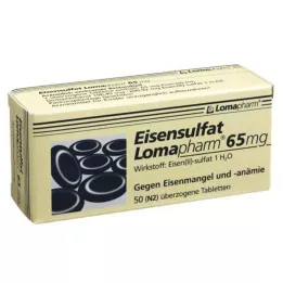 EISENSULFAT Lomapharm 65 mg επικαλυμμένα δισκία, 50 τεμ