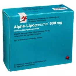 ALPHA-LIPOGAMMA 600 mg πυκνό διάλυμα για έγχυση, 10X24 ml