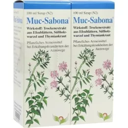 MUC SABONA Σιρόπι, 2Χ100 ml
