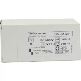 AMBIX Κανάλι σημείου θύρας Safe-Can 22 Gx37 mm ίσιο, 10 τεμάχια