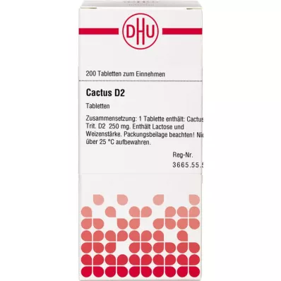 CACTUS D 2 ταμπλέτες, 200 τεμ CACTUS D 2 ταμπλέτες, 200 τεμ