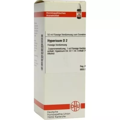 HYPERICUM D 2 Αραίωση, 50 ml