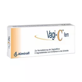VAGI C Fem Κολπικά Δισκία, 6 τεμ