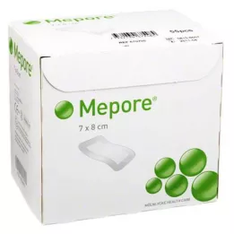 MEPORE Επίδεσμος τραυμάτων αποστειρωμένος 7x8 cm, 55 τεμ