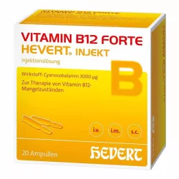 VITAMIN B12 HEVERT forte αμπούλες Injekt, 20X2 ml