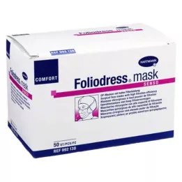 μάσκαFOLIODRESS Comfort senso OP-μάσκα πράσινη, 50 τεμ