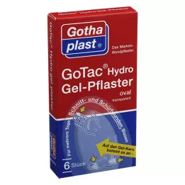 GOTAC Μεμβράνη τραύματος με επίθεμα gel, 6 τεμ