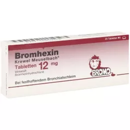 BROMHEXIN Krewel Meuselb.Tablets 12mg, 20 τεμ