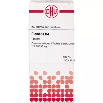CLEMATIS D 4 ταμπλέτες, 200 τεμ CLEMATIS D 4 ταμπλέτες, 200 τεμ