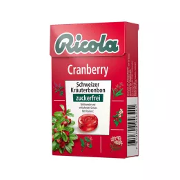 RICOLA καραμέλες cranberry o.Z.Box, 50 γρ