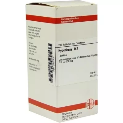 HYPERICUM D 2 ταμπλέτες, 200 τεμ