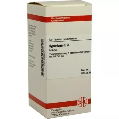 HYPERICUM D 3 ταμπλέτες, 200 τεμ