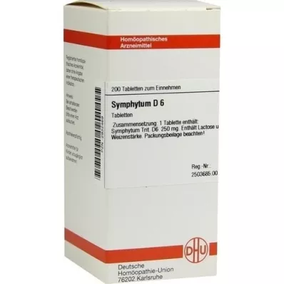 SYMPHYTUM D 6 ταμπλέτες, 200 τεμ