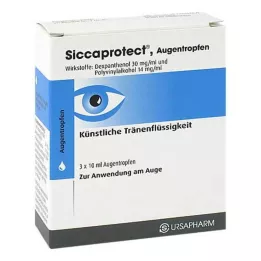 SICCAPROTECT Οφθαλμικές σταγόνες, 3Χ10 ml