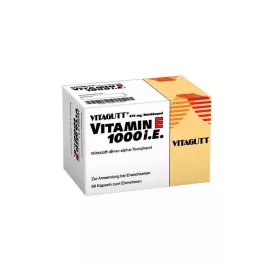 VITAGUTT Βιταμίνη Ε 1000 μαλακές κάψουλες, 60 τεμ