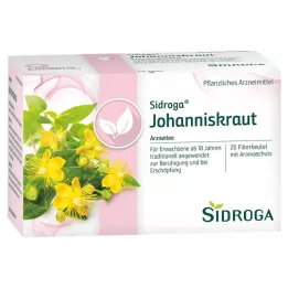 SIDROGA Σακουλάκια φίλτρου τσαγιού St. Johns Wort, 20Χ1,75 γρ