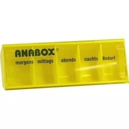 ANABOX Κουτί ημέρας κίτρινο, 1 τεμ