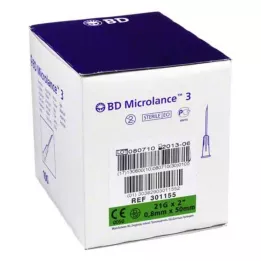 BD MICROLANCE Κάνουλα 21 G 2 0,8x50 mm, 100 τεμ