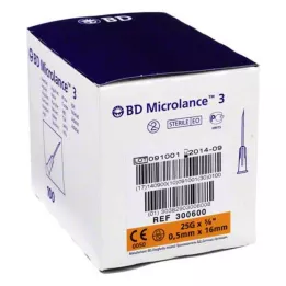 BD MICROLANCE Κάνουλα 25 G 5/8 0,5x16 mm, 100 τεμ
