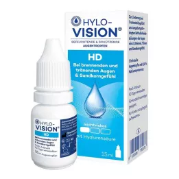 HYLO-VISION HD Οφθαλμικές σταγόνες, 15 ml