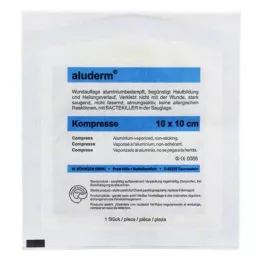 ALUDERM Κομπρέσες 10x10 cm, 1 τεμ