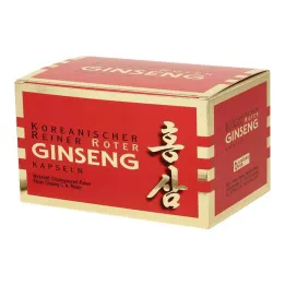 Κόκκινες κάψουλες ginseng 300 mg, 200 τεμ