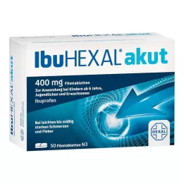 IBUHEXAL akut 400 επικαλυμμένα με λεπτό υμένιο δισκία, 50 τεμ