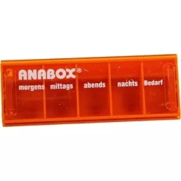 ANABOX Κουτί ημέρας πορτοκαλί, 1 τεμ
