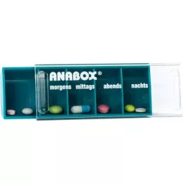 ANABOX Κουτί ημέρας τιρκουάζ, 1 τεμ
