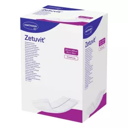 ZETUVIT Απορροφητικές κομπρέσες αποστειρωμένες 20x40 cm, 5 τεμ
